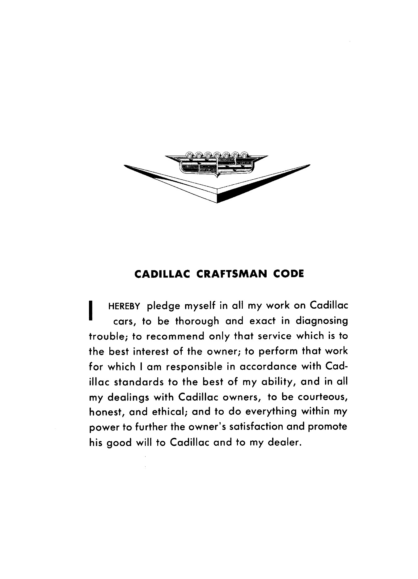 1958 Cadillac Shop Manual General Information Page 3 Of 7 7487